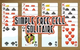 Simple Free Cell Solitaire