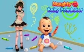 Naughty Baby Prankster