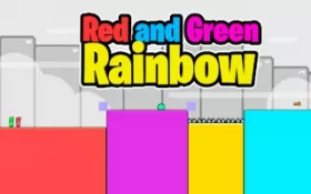 Red and Green Rainbow