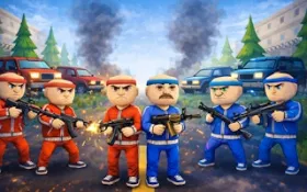 Red vs Blue. Strike Shooter - Multiplayer