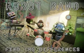 Robot Band - Find the differences