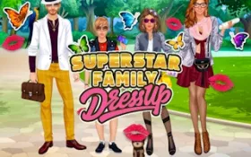 Superstar Family Dress Up Game