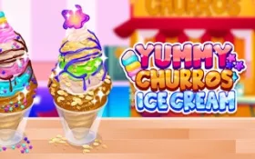 Yummy Churros Ice Cream