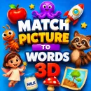 Match Pictures to Words 3D
